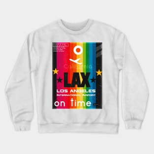 LAX Los Angeles airport code Crewneck Sweatshirt